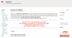 Desktop Screenshot of cqrlog.com